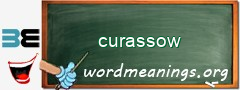 WordMeaning blackboard for curassow